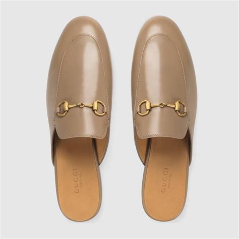 gucci women princetown leather slipper